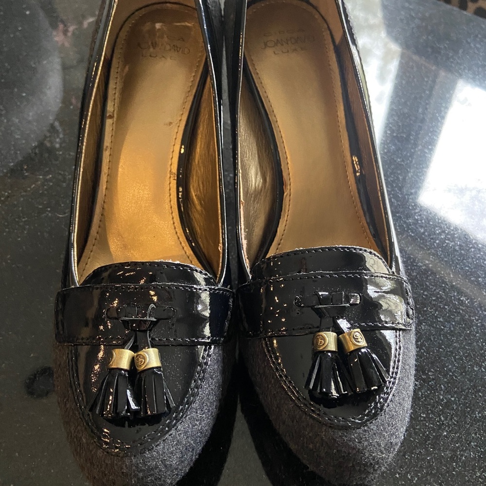 Dress shoes -New Wool and Patent Leather dress shoes sz 8.5